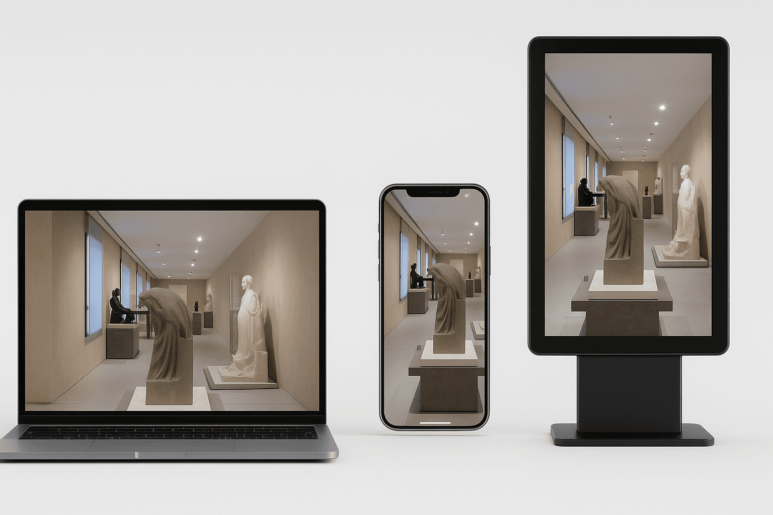 GuideMyVisit piattaforme multiple - App mobile Android iOS e webapp per guide museali interattive